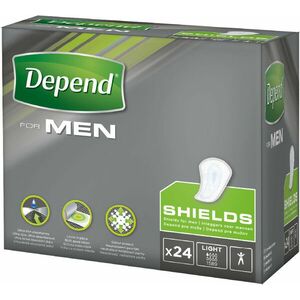 Depend For men Light inkontinenčné vložky pre mužov 24 ks vyobraziť