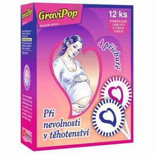 GraviPop Lízanka pre tehotné ženy, 12 ks vyobraziť