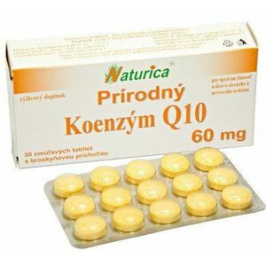 Naturica Prírodný KOENZÝM Q10 60 mg cmúľacie tablety 30 ks vyobraziť