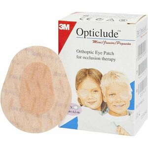 3M Opticlude Mini Junior Očná náplasť 5 x 6 cm, ortoptická, na liečbu strabizmu 20 ks vyobraziť