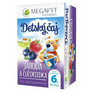 Megafyt Detský ovocný čaj jahoda a čučoriedka 20 x 2 g vyobraziť