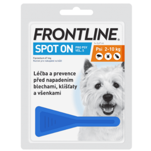 Frontline Spot-on pre psy S (2-10 kg) 1 ks vyobraziť