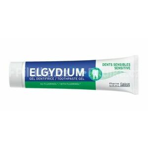 Elgydium Sensitive gélová zubná pasta s fluorinolom k ochrane citlivých zubov 75 ml vyobraziť