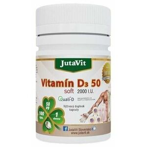 Jutavit Vitamín D3 50, 100 kapsúl vyobraziť