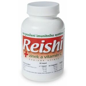 Naturvita Reishi + zinok a vitamín C 60 kapsúl vyobraziť