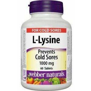 Webber Naturals L - Lysine 1000 mg 60 tabliet vyobraziť