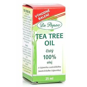 Dr. Popov Tea Tree Oil Čistý 100% olej z čajovníka austrálskeho 25 ml vyobraziť