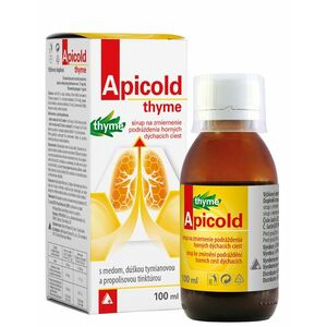 APICOLD Thyme sirup 100 ml vyobraziť