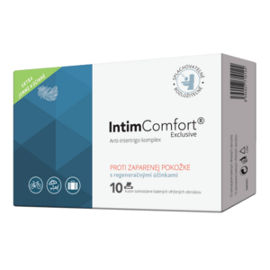 IntimComfort Vlhčené obrúsky s anti-intertrigo komplexom 10 ks vyobraziť