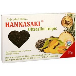 Hannasaki Ultraslim tropic červený čaj s ovocím 50 g vyobraziť