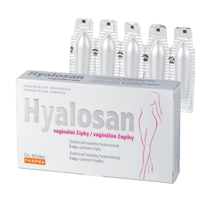 Dr.Muller HYALOSAN vaginálne čapíky s kyselinou hyalurónovou 10 ks vyobraziť