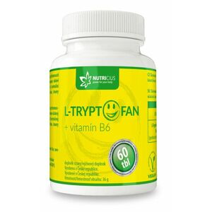 Nutricius L-Tryptofan+ vitamín B6 60 tabliet vyobraziť
