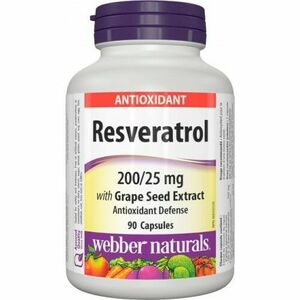 Webber Naturals Resveratrol 200 mg 90 kapsúl vyobraziť