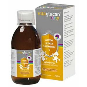 Vitaglucan sirup (detský sirup s citrónovou príchuťou, stimuluje imunitu (inov. 2019) 250 ml vyobraziť