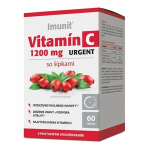 Imunit Vitamín C 1200 mg URGENT so šípkami 60 tabliet vyobraziť