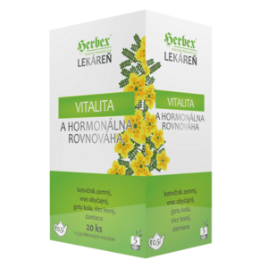 Herbex Vitalita a hormonálna rovnováha bylinný čaj porciovaný, 20 x 3 g vyobraziť