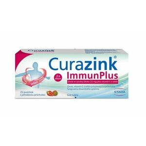 Stada Curazink Immun Plus 20 pastiliek vyobraziť
