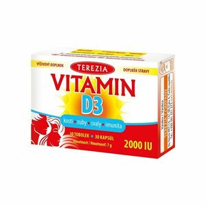 Terezia Vitamin D3 2000 IU 30 kapsúl vyobraziť