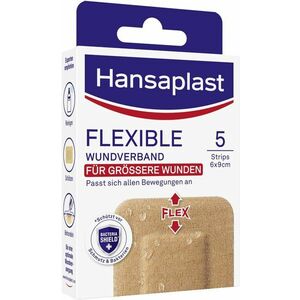 Hansaplast Flexible XXL elastická náplasť 5 ks vyobraziť