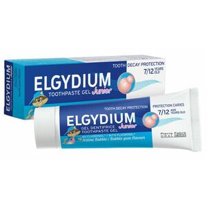 Elgydium JUNIOR gélová zubná pasta s fluorinolom pre deti s príchuťou žuvačky 1x 50 ml vyobraziť