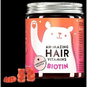 Bears Ah-mazing vitamíny pre zdravé vlasy s biotínom, 60 ks vyobraziť