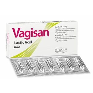 Vagisan Lactic Acid čapíky 7 ks vyobraziť