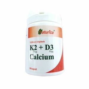 Naturica Vitamin K2 + D3 Calcium 30 kapsúl vyobraziť