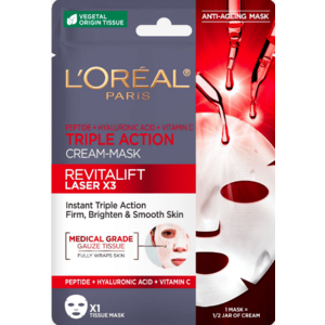 L'Oréal Paris Revitalift Laser X3 pleťová maska proti stárnutiu s trojitým účinkom 28 g vyobraziť