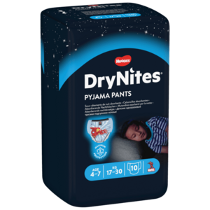 Huggies Dry Nites medium pre chlapcov plienkové nohavičky 17-30 kg 10 ks vyobraziť