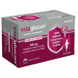 Vitaglucan s vitamínom C 60 kapsúl vyobraziť