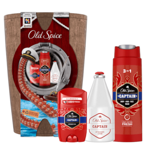 Old Spice V drevenom súdku - tuhý dezodorant + sprchový gél + voda po holení vyobraziť