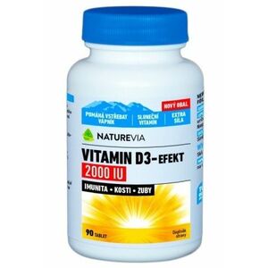 NatureVia Vitamin D3-EFEKT 2000 I.U. 90 tabliet vyobraziť
