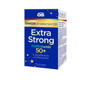 GS Extra Strong Multivitamín 50+ - GS Extra Strong Multivitamín 50+ 30 tabliet vyobraziť