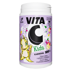 Vitabalans Oy Vita C Kids 100mg žuvacie tablety so xylitolom a vitamínom C 90 ks vyobraziť