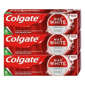 Colgate Max White Luminous Zubná pasta 3 x 75 ml vyobraziť