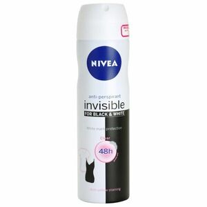 Nivea Invisible Black & White Clear antiperspirant v spreji pre ženy 150 ml vyobraziť