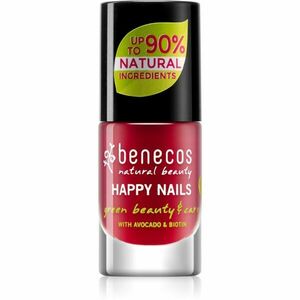 Benecos Happy Nails ošetrujúci lak na nechty odtieň Vintage Red 5 ml vyobraziť