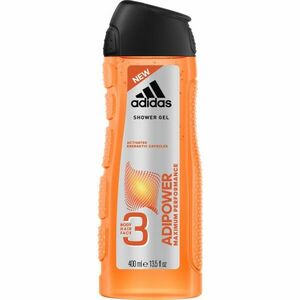 Adidas Adipower sprchový gél pre mužov 3v1 400 ml vyobraziť