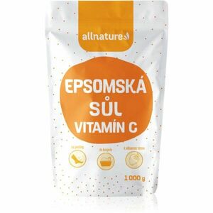 Allnature Epsomská soľ Vitamin C soľ do kúpeľa 1000 g vyobraziť