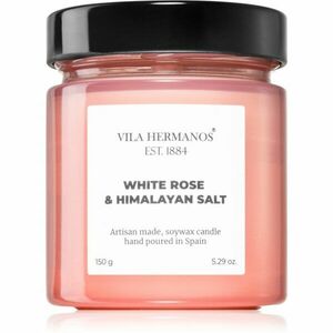 Vila Hermanos Apothecary Rose White Rose & Himalayan Salt vonná sviečka 150 g vyobraziť