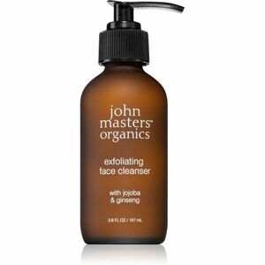 John Masters Organics Jojoba & Ginseng Exfoliating Face Cleanser exfoliačný čistiaci gél 107 ml vyobraziť