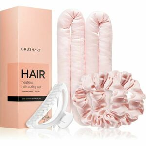 BrushArt Hair Heatless hair curling set sada na natáčanie vlasov Pink vyobraziť