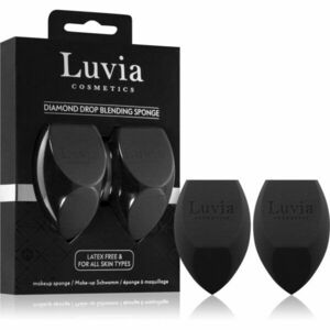 Luvia Cosmetics Diamond Drop Blending Sponge Set multifunkčná hubka na mejkap duo farba Black 2 ks vyobraziť