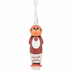 Brush Baby WildOnes WildOne elektrická zubná kefka + 2 náhradné hlavice pre deti Monkey 1 ks vyobraziť