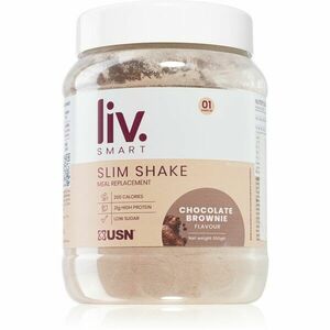 USN LivSmart Slim Shake prášok na prípravu nápoja na podporu chudnutia príchuť Chocolate Brownie 550 g vyobraziť