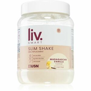 USN LivSmart Slim Shake prášok na prípravu nápoja na podporu chudnutia príchuť Madagascan Vanilla 550 g vyobraziť