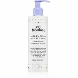 EVO Fabuloso Toning Shampoo fialový tónovací šampón neutralizujúci žlté tóny 250 ml vyobraziť