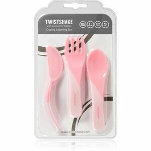 Twistshake Learn Cutlery príbor Pink 6 m+ 3 ks vyobraziť