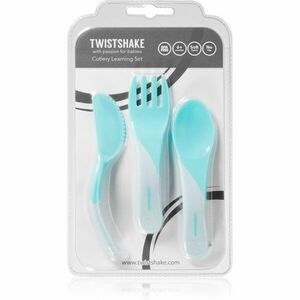 Twistshake Learn Cutlery príbor Blue 6 m+ 3 ks vyobraziť