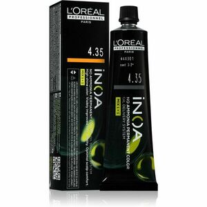 L’Oréal Professionnel Inoa permanentná farba na vlasy bez amoniaku odtieň 4.35 60 ml vyobraziť